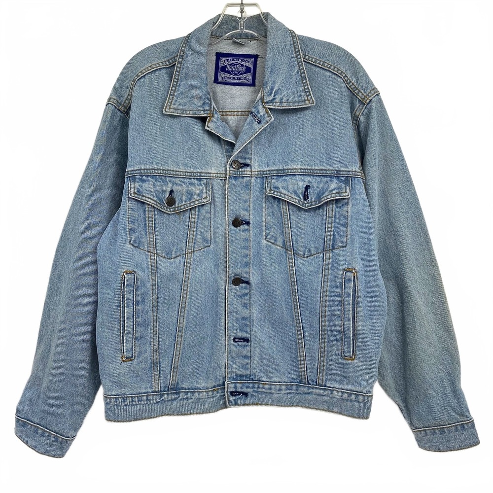 Hard Rock Cafe Light Wash Denim Jacket | Women's M